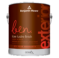ben Waterborne Exterior Paint- Low Lustre 542 - Discontinued Call for Availability