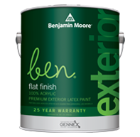 ben Waterborne Exterior Paint- Flat 541 - Discontinued Call for Availability